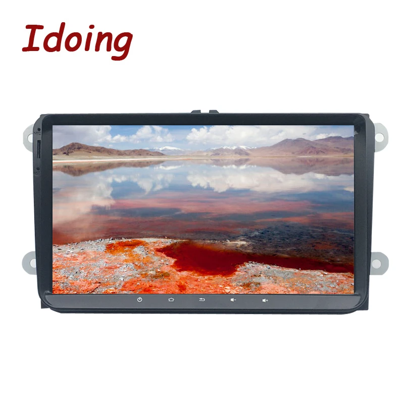 Idoing Android 9,0 4G+ 64G Восьмиядерный 1Din для VOLKSWAGEN/Skoda/Seat Car Android gps плеер быстрая загрузка ТВ 1080P HDP gps+ глонас