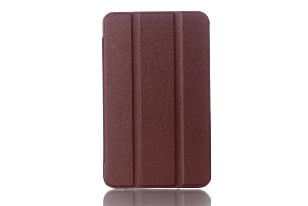 BROWN Защитный кожаный чехол-подставка чехол на магните для acer Iconia One 8 B1-850 чехол на планшет 8 дюймов - Цвет: BROWN