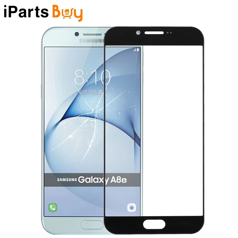 IPartsBuy передний экран Внешний стеклянный объектив для Galaxy A8 (2016) / A810|Объективы