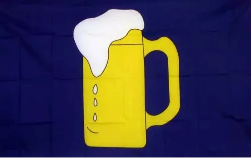 Пивная кружка флаг уличный 3 фута x 5 футов баннер из полиэстера летающий ФЛАГ 150*90