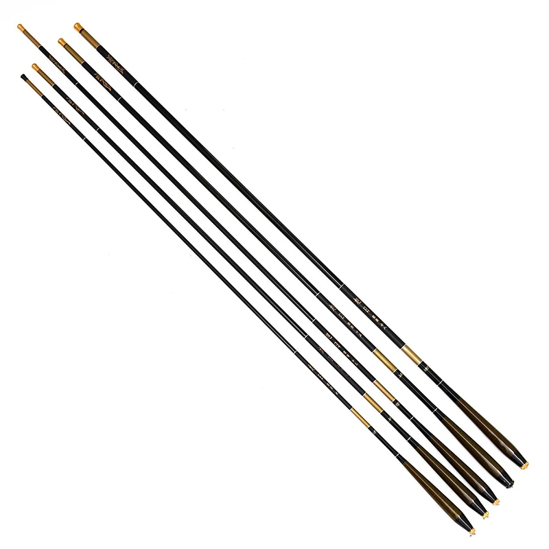 Ultralight 3.6/4.5/5.4/6.3/7.2 M Stream Fishing Rods Pole Carbon Fiber Casting Telescopic Superhard vara de pesca | Спорт и