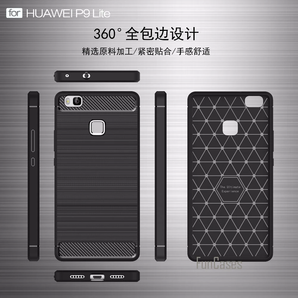 Мягкий чехол с рисунками huawei P9 Lite 5 2 дюймов СПС fundas huawey huwawei hauwei coque для