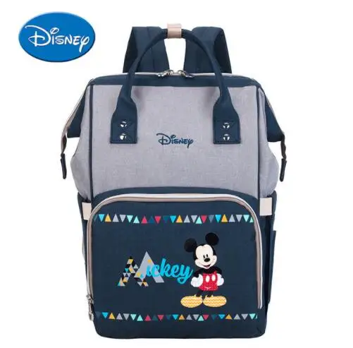 Disney Микки и Минни Маус сумки для подгузников Сумка для детской коляски путешествия рюкзак большой ёмкость Мумия средства ухода за кожей будущих мам - Цвет: green