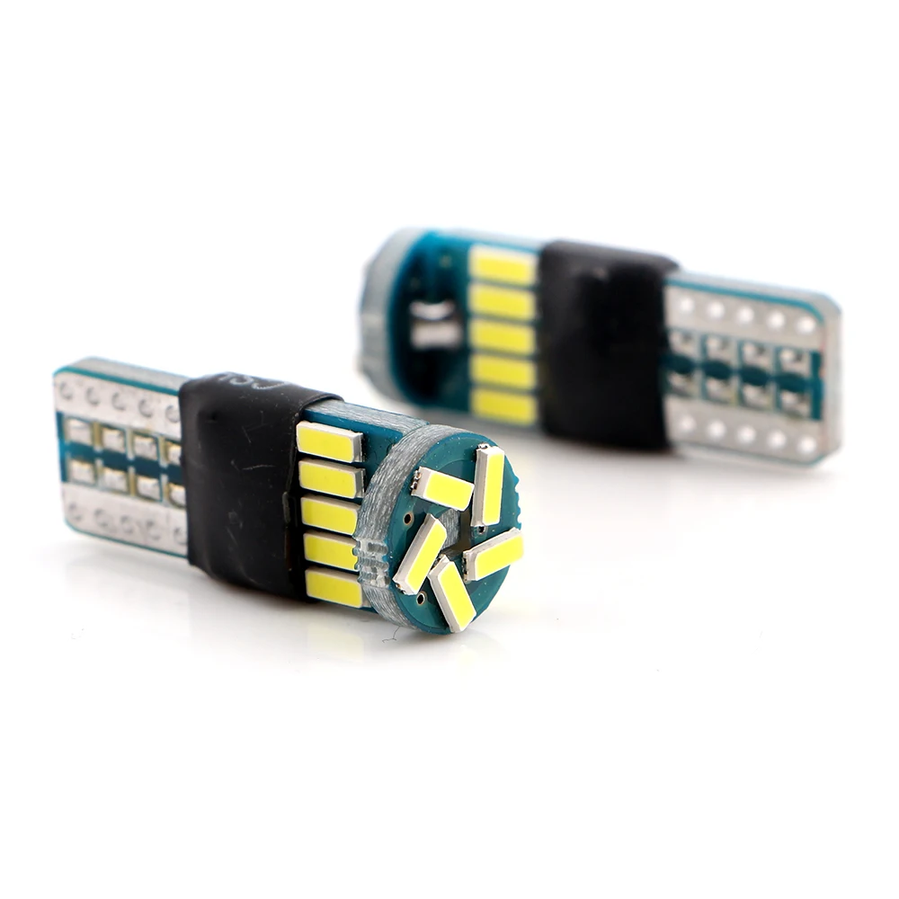 YM E Bright 2 шт. T10 W5W led Canbus Error free 4014 15 SMD 300Lm светодиодные Aut лампы габаритные фонари для