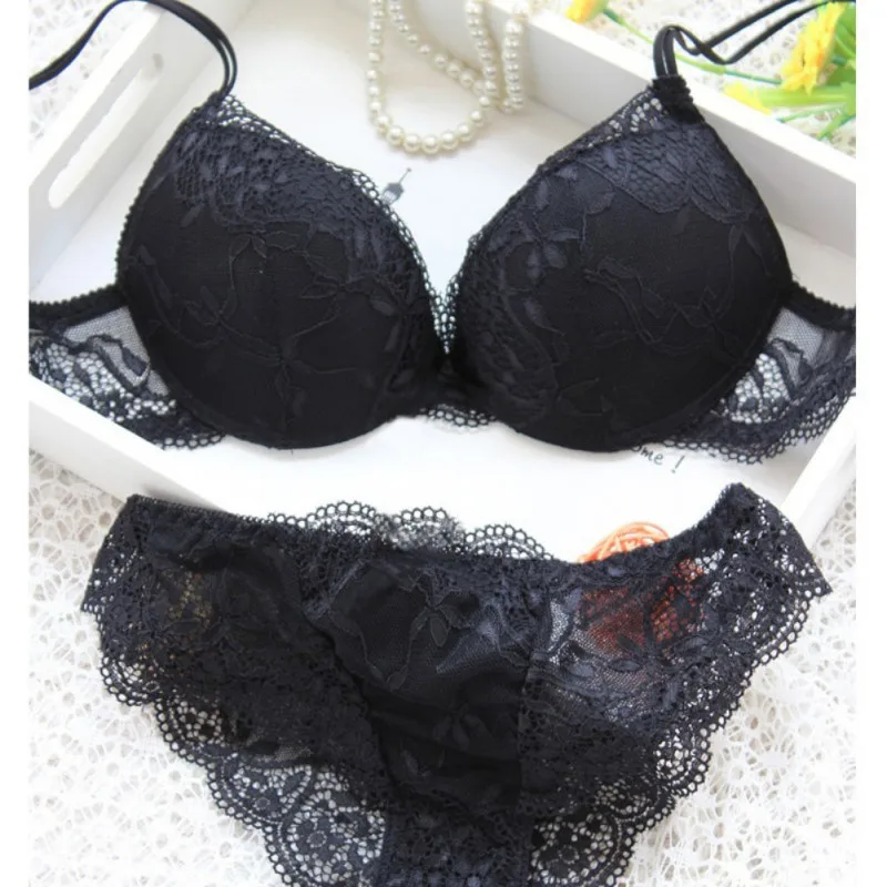Комплект женского нижнего белья из атласного кружева и трусиков|ladies bra set|bra