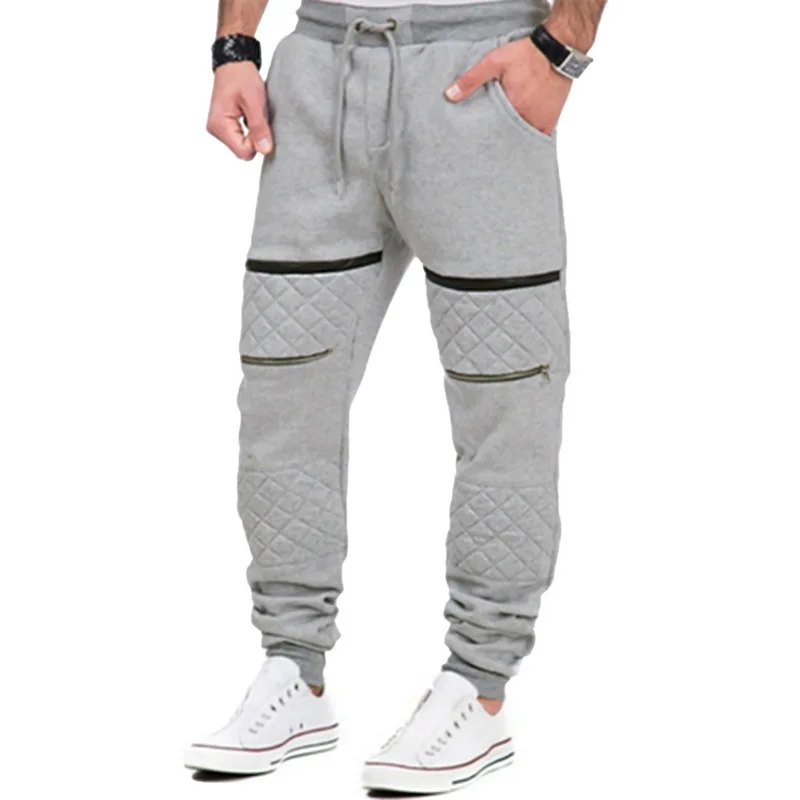 Новинка 2018 Мужские штаны для бега свободные эластичные спортивные бодибилдинга