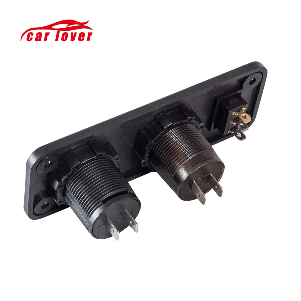 5V 4.2A зарядное устройство для мотоцикла 4 USB адаптер и переключатель зажигалки