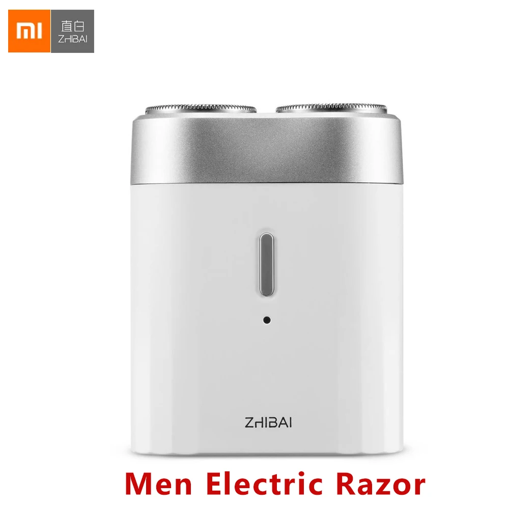 Оригинальная Xiaomi прямая белая электрическая бритва IPX7 Водонепроницаемая