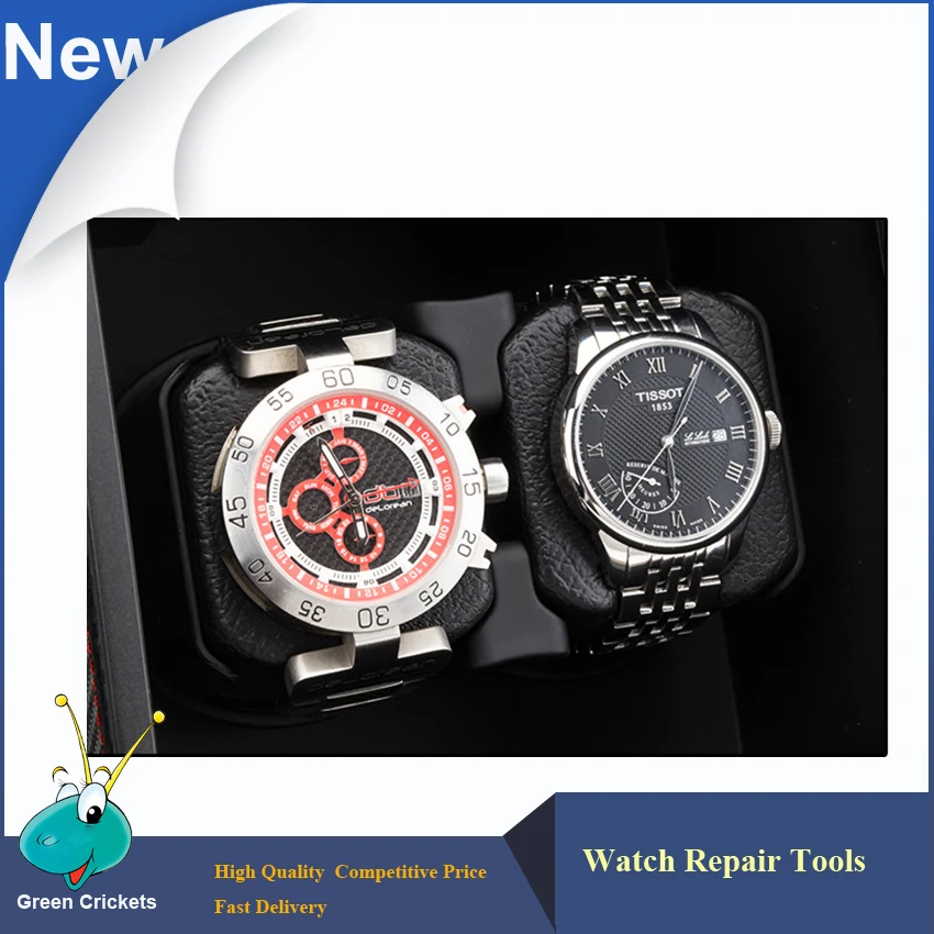 

Ulatra Luxury 2 Seats Automatic Watch Winder,Multi-Functions Mini Watch Storage Self-Winding Watch winder