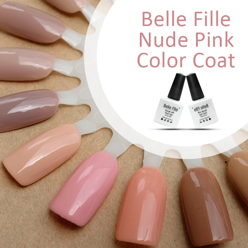 Belle FILLE УФ гель лак для ногтей ню полу Перманентный дизайн замочить от | Красота и