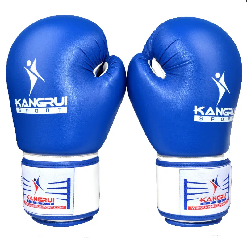 Высокое качество искусственная кожа ткани 10 унций боксерские перчатки Муай Тай