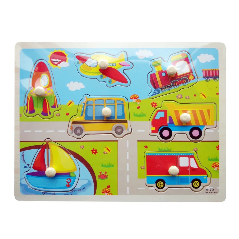 Животного доска для головоломки малыш Рано Развивающие игрушки детские