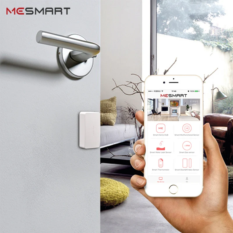 MESMART Умный Магнитный контактный датчик двери гаражного ящика шкафа окно