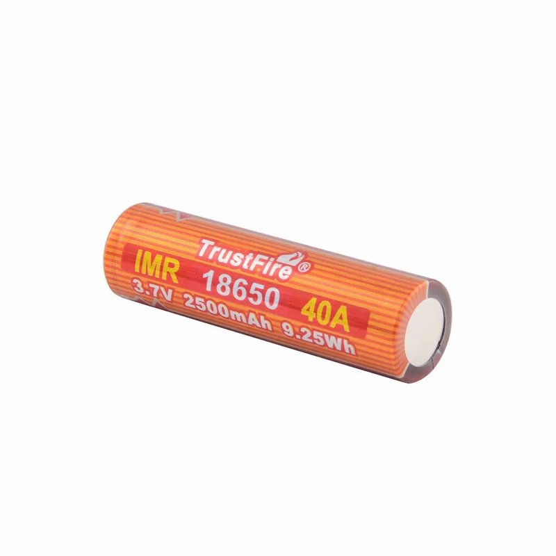 TrustFire IMR 18650 2500 мАч 40A 3 7 V литий ионная аккумуляторная батарея (1 пара)|Портативные