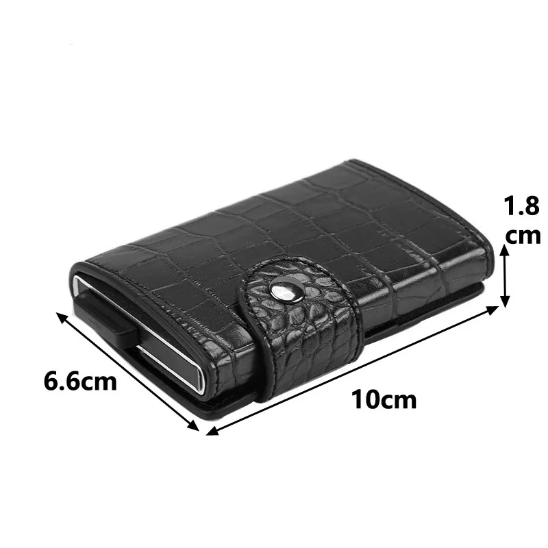 Weduoduo Новый RFID блокирующий держатель для кредитных карт мужчин Алюминиевый