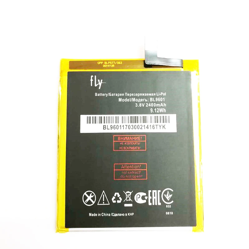 3,8 V 2400mAh BL9601 сменная батарея Baterij Batterie для Fly FS518 Cirrus 13 BL 9601 батареи для мобильных телефонов