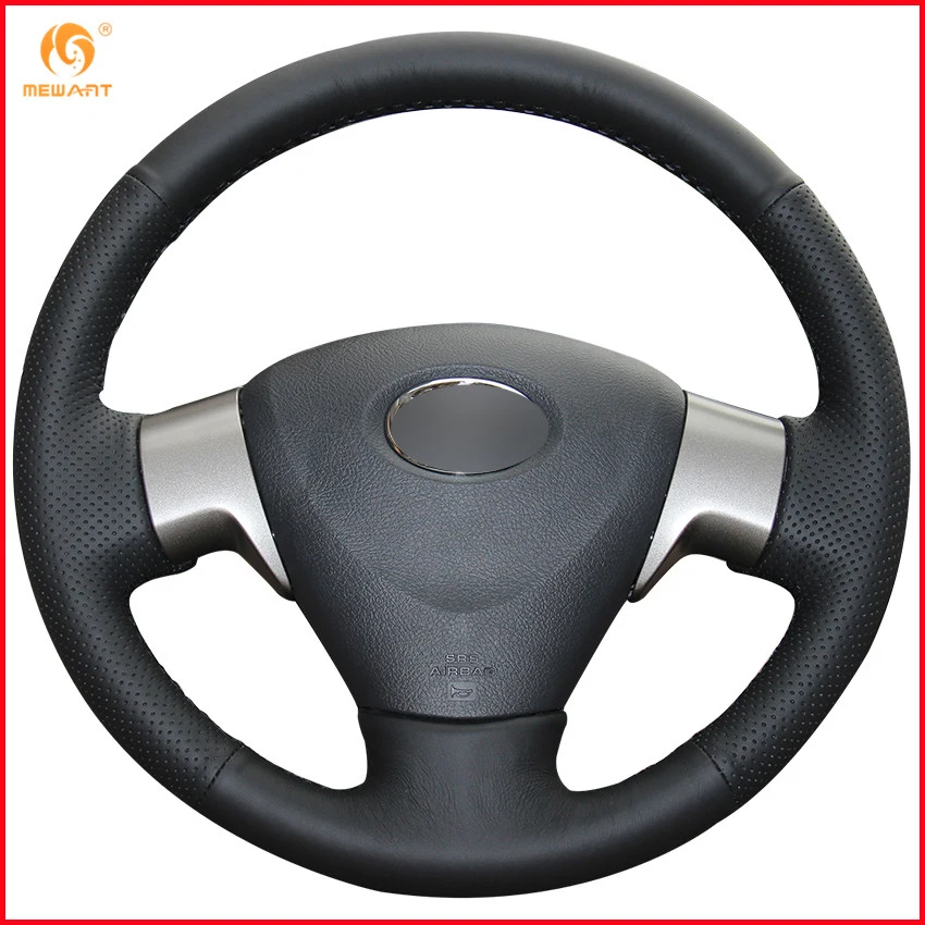 MEWANT для Toyota Corolla 2006 2010 Matrix 2009 Auris 2007 черные чехлы рулевого колеса автомобиля из