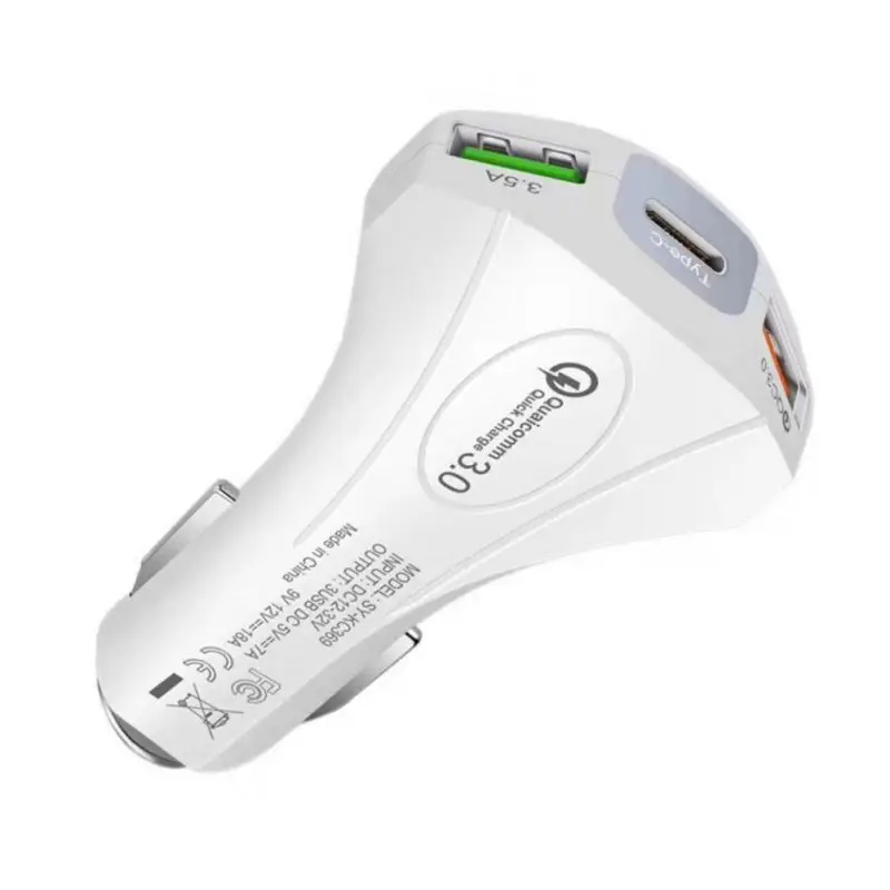 Автомобильное зарядное устройство с двумя usb-разъемами типа C супер быстрый