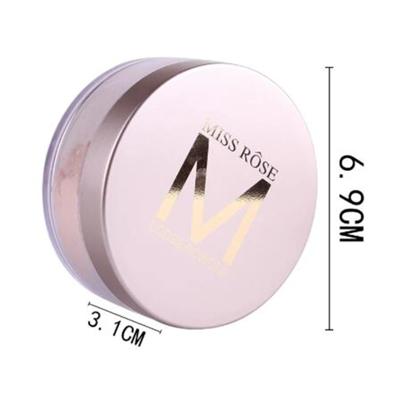 MISS ROSE 12-color MISS ROSE набор для макияжа пудра свободный порошок контроль масла солнцезащитный крем для осветления кожи
