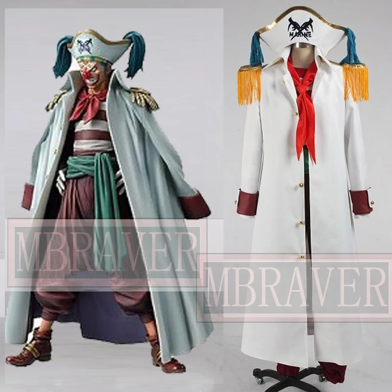 Цельный Багги 2 года спустя Косплей костюмы костюм на Хэллоуин для мужчин |