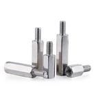 Шестигранник из углеродистой стали, мужской, женский, стойка, резьба, ПК, Шестигранник, печатная плата, материнская плата, распорный болт винт M2 M2, 5