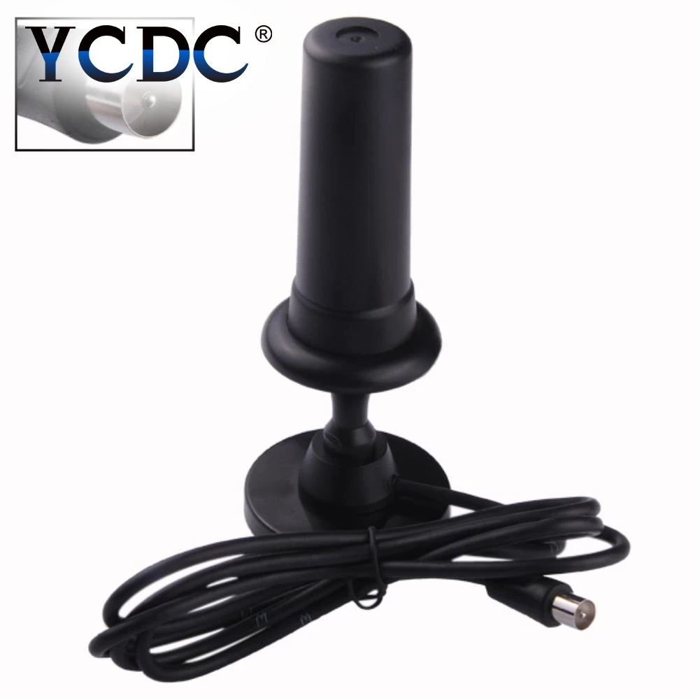 YCDC Promotion Горячая HD усиление черный цифровой DVB-TW36 36dBi 470-862MHz бустер Внутренняя антенна для HD ТВ цифровой ТВ усилитель сигнала