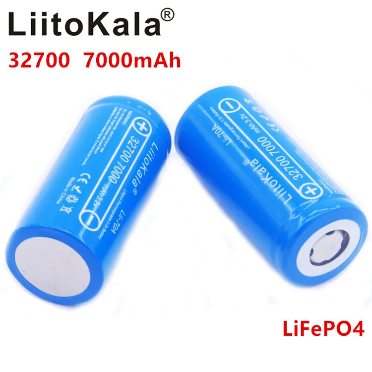 Батарея LiFePO4 35A 55A аккумулятор высокой Мощность ed High-Мощность непрерывного разряда Фирменная Новинка Lii-70A умное устройство для зарядки никель-металлогидридных аккумуляторов от компании LiitoKala 3,2 V 32700 7000 м