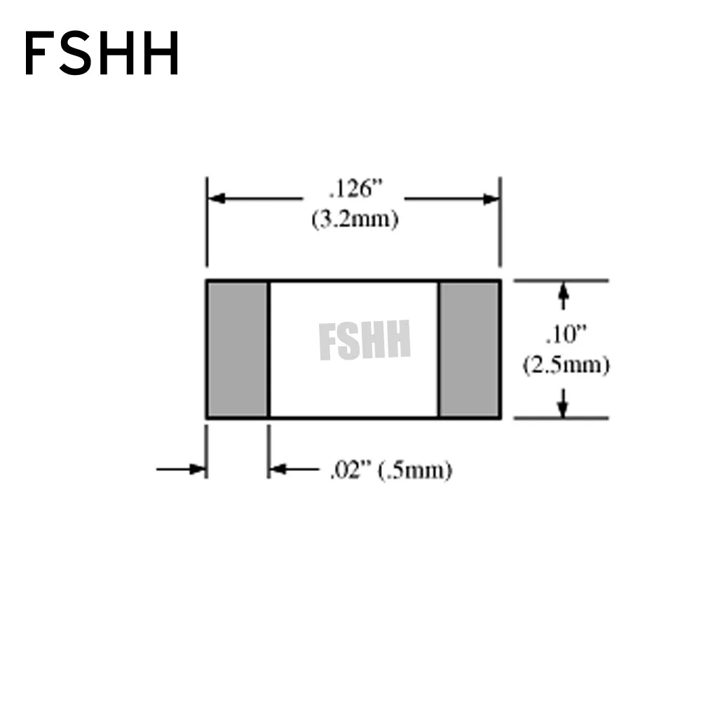 Тестовые конденсаторы FSHH 1210 тестовые SMD для сиденья (16 рабочих станций) |