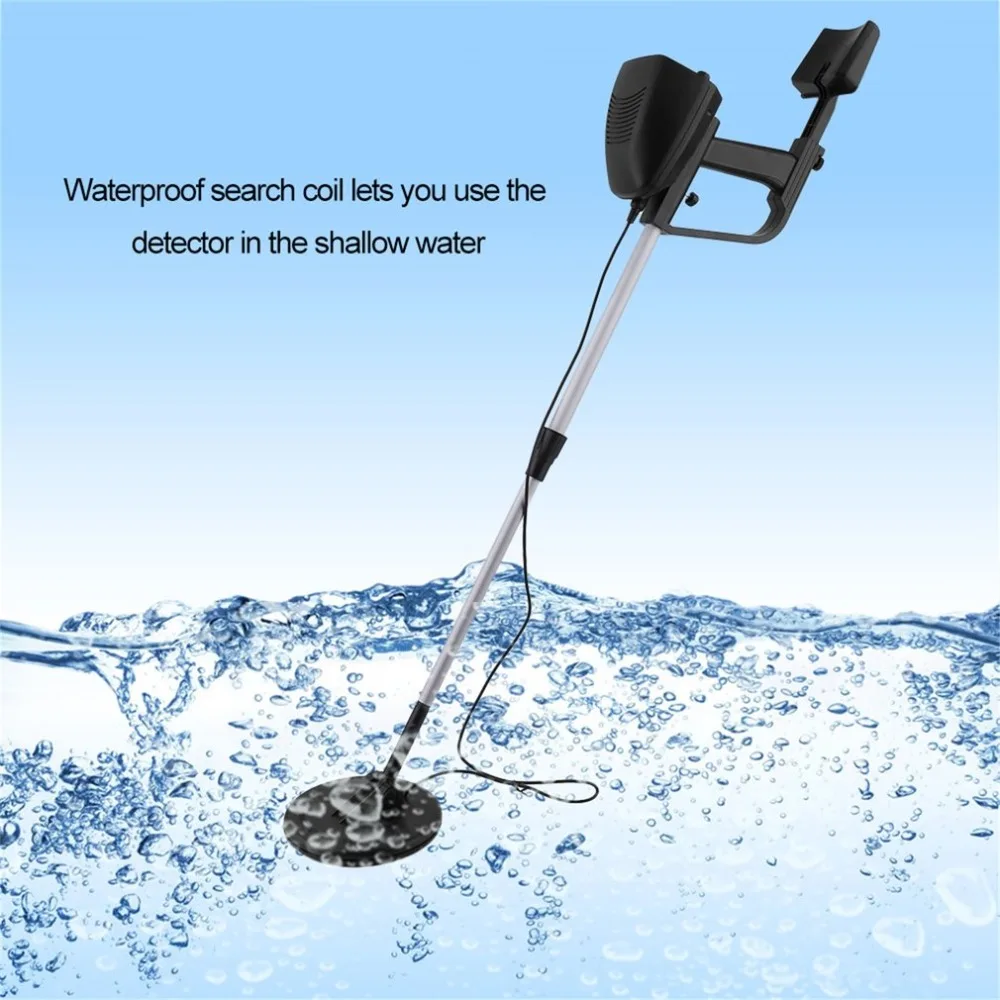 Подземный детектор с наушниками найти металл Открытый Охотник за сокровищами