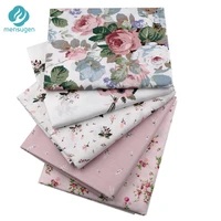 mensugen 5pcslot 40cm50cm 100 cotton flower fabrics quliting patchwork cloth scrapbook material doll dresses sewing cloth