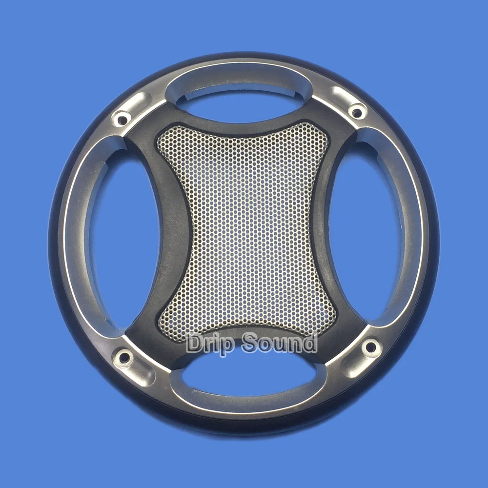 Для 4 &quotдюймового динамика гриль Сетка Крышка декоративный круг металлическая