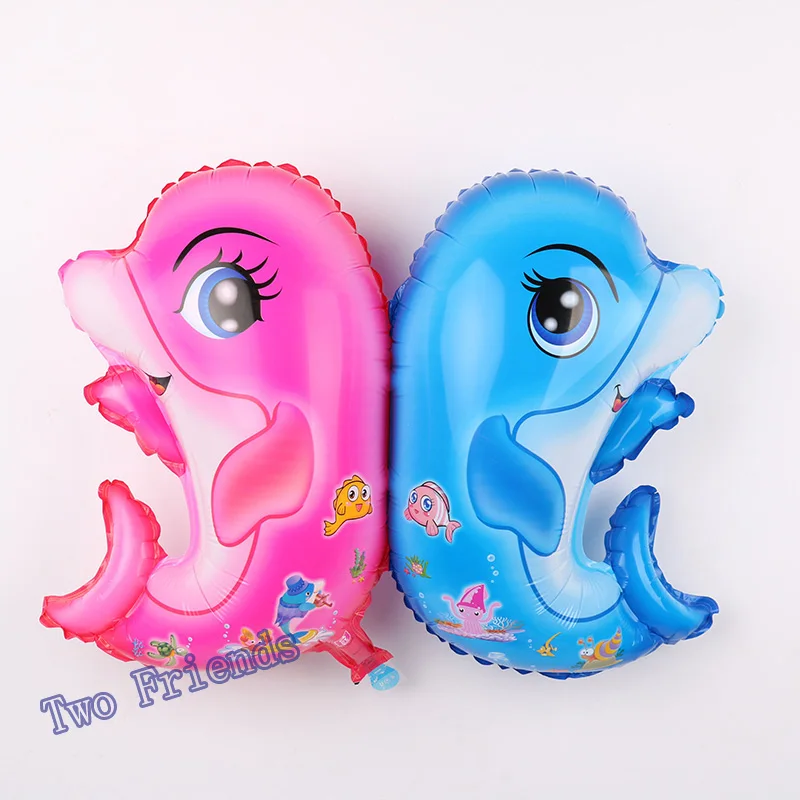 5 шт. большие шары из фольги дельфина морские животные тематические