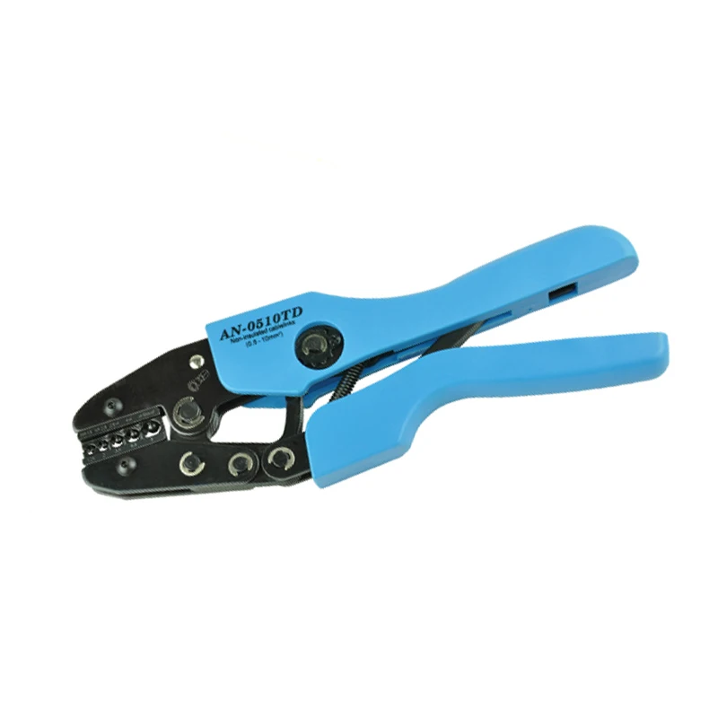 

AN-0510TD High Quality Hand Crimping ToolS for non-insulated cable links and terminals 0.5-10mm2 22-8AWG crimper pliers