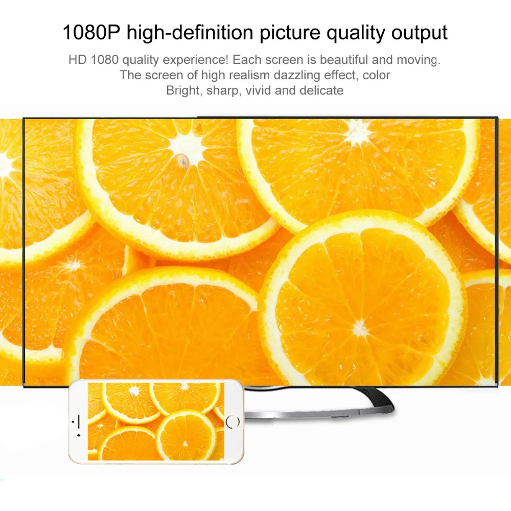 Voxlink 8 Булавки кабель для iPhone 5 5S 6 6S 7 Plus 1080 P Miracast DLNA AirPlay цифровой av-адаптер к HDMI