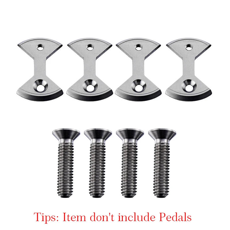 4 Cleats 4 Bolts TWTOPSE титановые велосипедные педали для SpeedPlay Zero(4 Бута 4 болта) сменные детали для велосипеда - Цвет: 4 Cleats 4 Bolts
