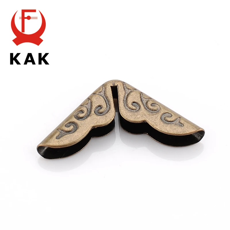 KAK 100 шт. 15x15x3 мм античная латунь металл Книга Скрапбукинг тетрадь Альбомы меню