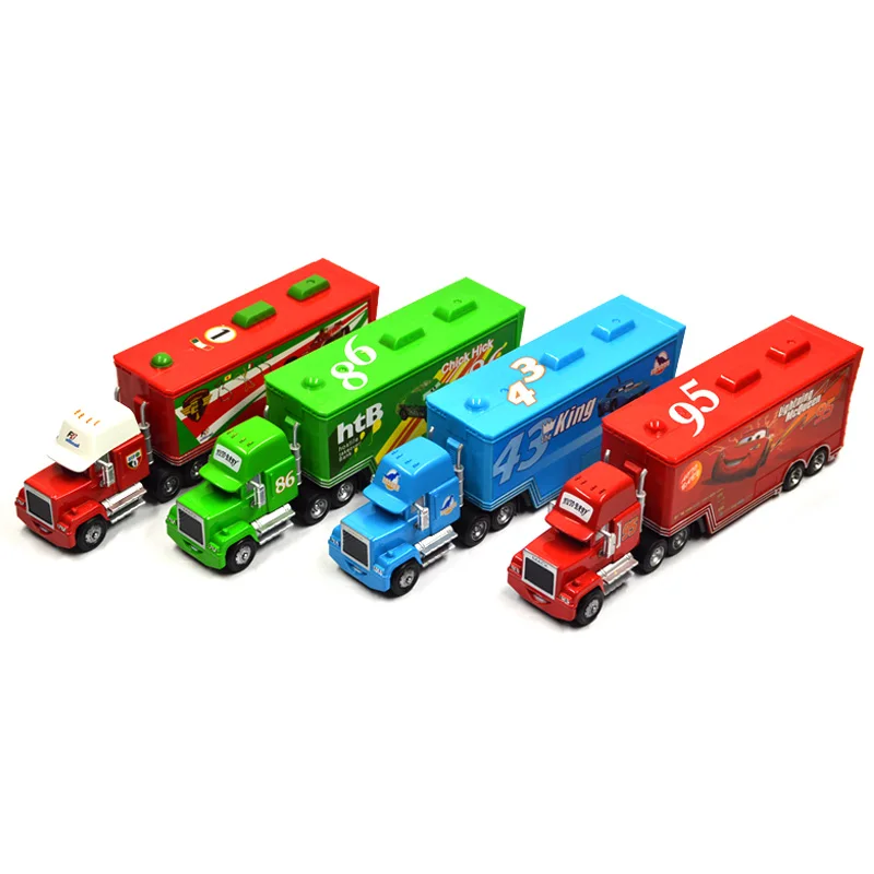 Disney Pixar машинки Lightning McQueen Чик Лох король марк грузовик литья под давлением