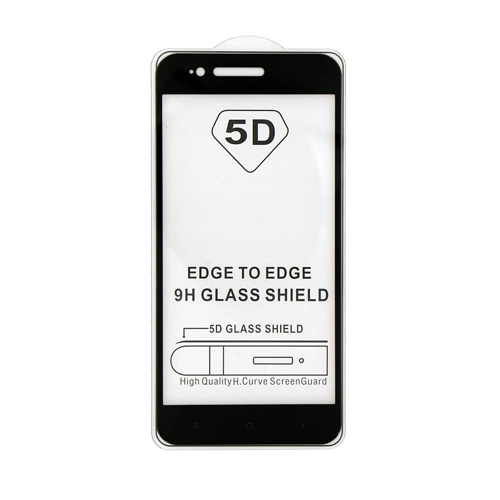 5D изогнутое полное покрытие закаленное стекло для Xiaomi Mi A1 Защитная пленка экрана