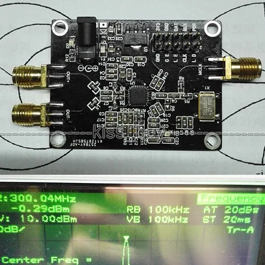 137M 4 GHz PLL RF сигнал источник частоты синтезатор ADF4350 макетная плата|board|board boardboard