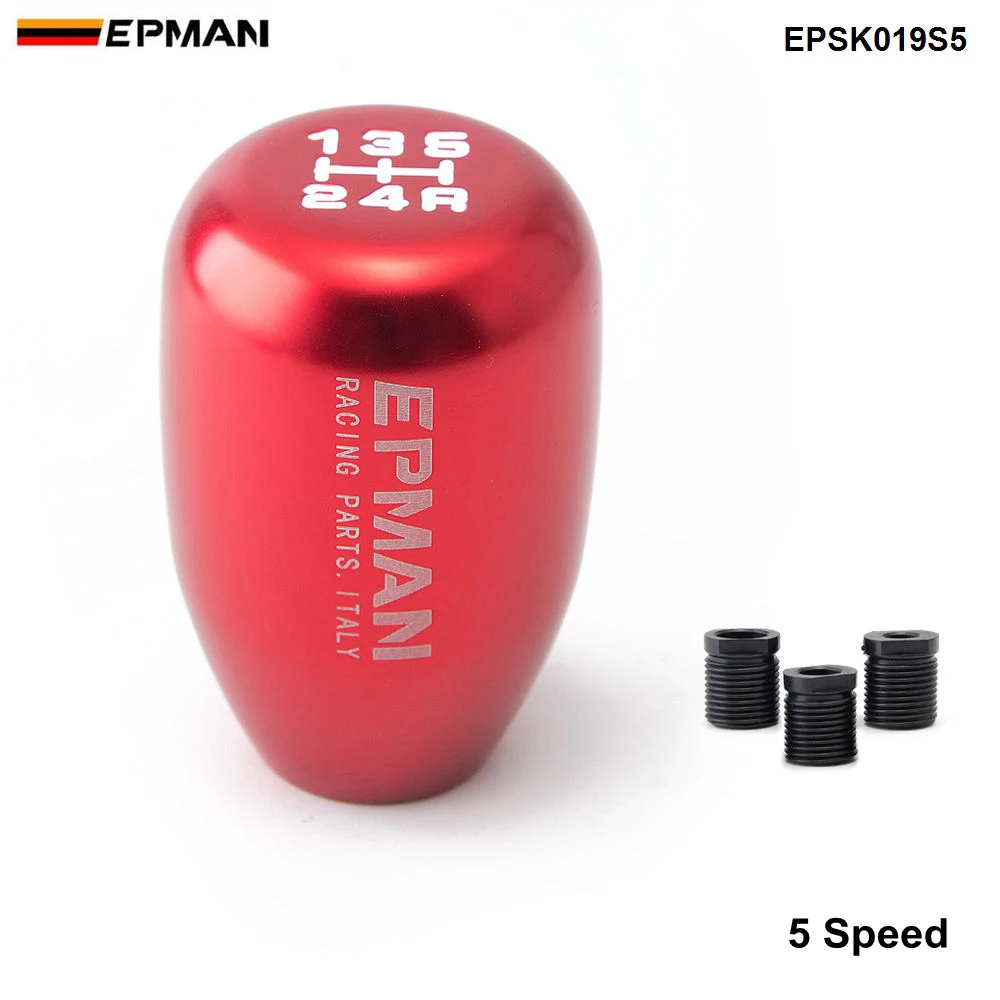 Red 5 Speed Epman Racing универсальная красочная алюминиевая ручка переключения передач для большинства автомобилей переключения передач Konbs EPSK019S-AF - Название цвета: Red 5 Speed