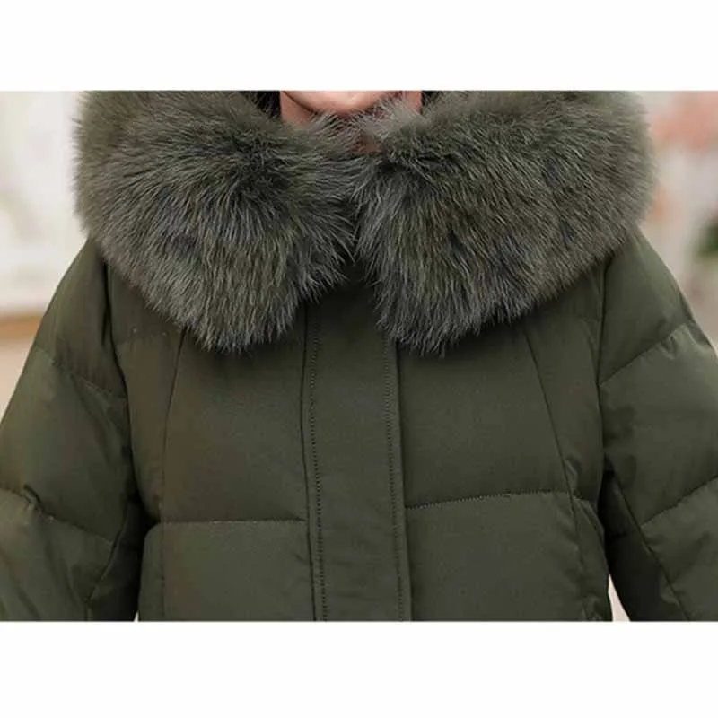 Высокое качество, большие размеры, XL-12XL, зимние парки для женщин, длинное пальто, утепленная верхняя одежда с капюшоном и воротником из искусственного меха, 160 кг, можно носить 178
