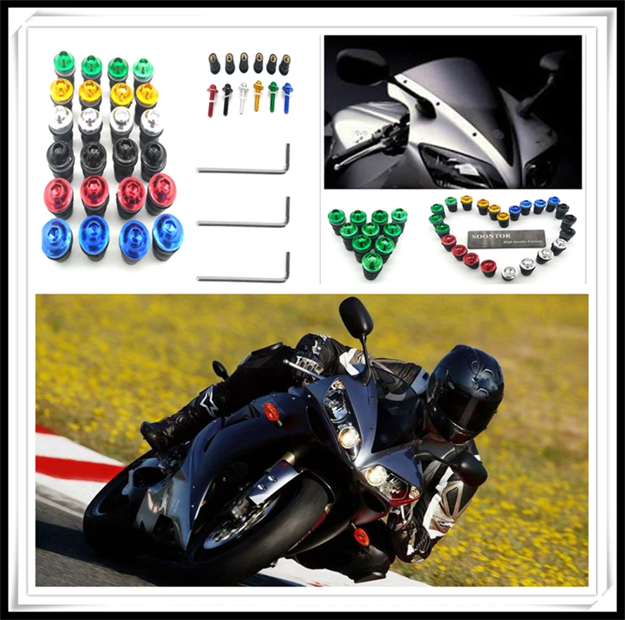 

10PCS 5mm Motorcycle Screw Kit BOLTS Motorbike Windscreen Windshield Bolt Screws for MV 800/RR DRagsteR KTM DUKE SMR SMT
