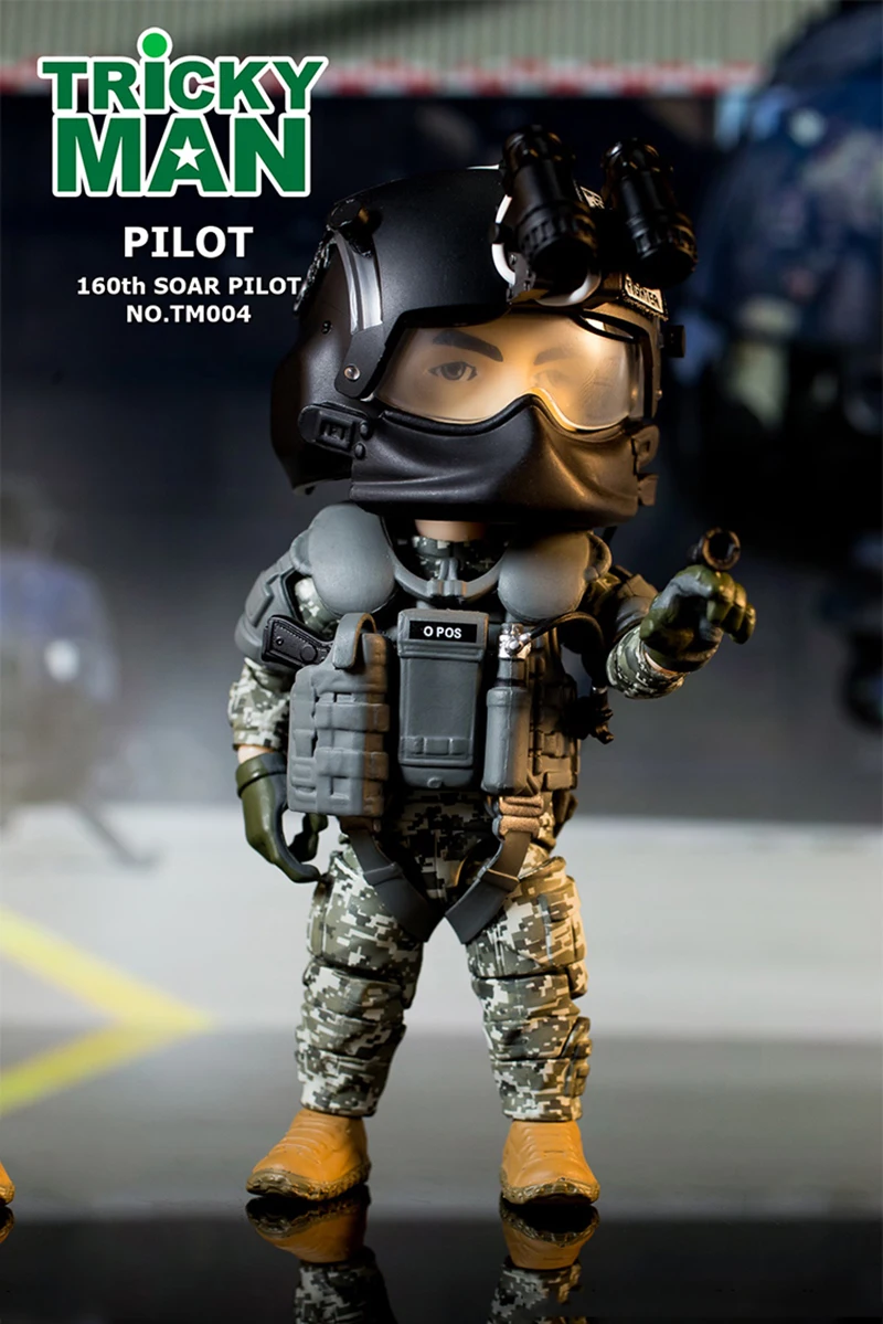 13 см " фигурка солдата TM004 парить фигурка пилота куклы TM003 Trickyman Seal Team 6 Pointman стрелок Рисунок Коллекция