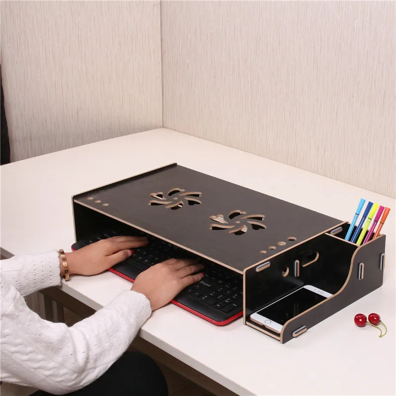 Многофункциональные настольные деревянные подставки для ноутбука монитор