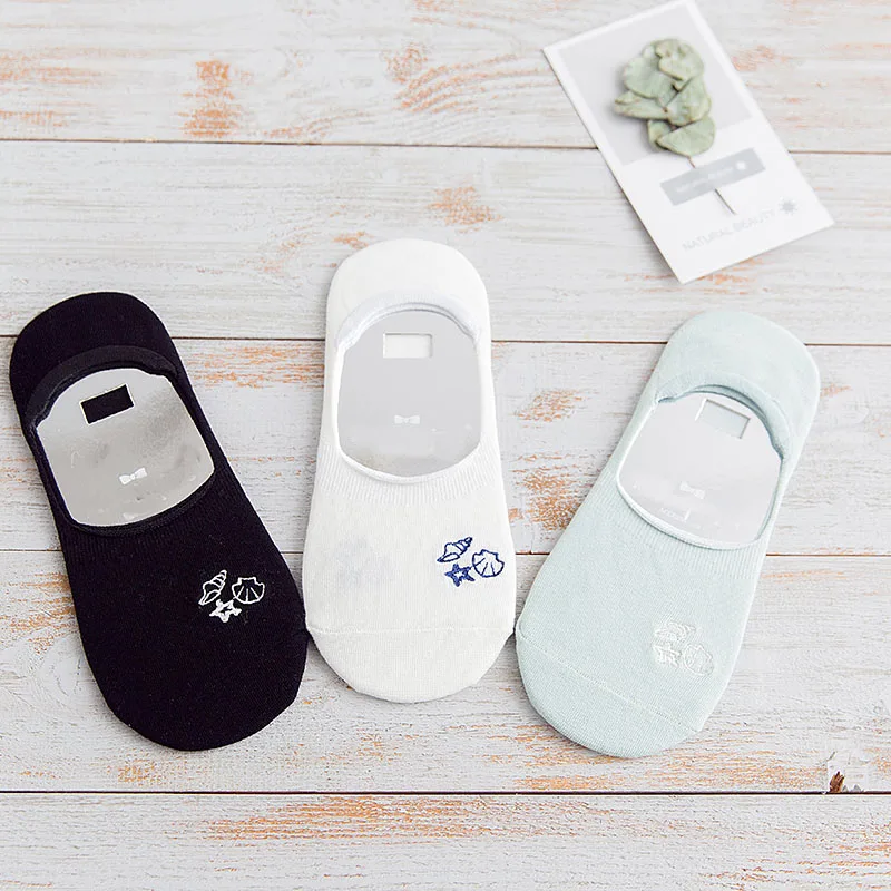 [EIOISAPRA] Прекрасный модный новый продукт весна/лето женские носки с вышивкой Meias 3