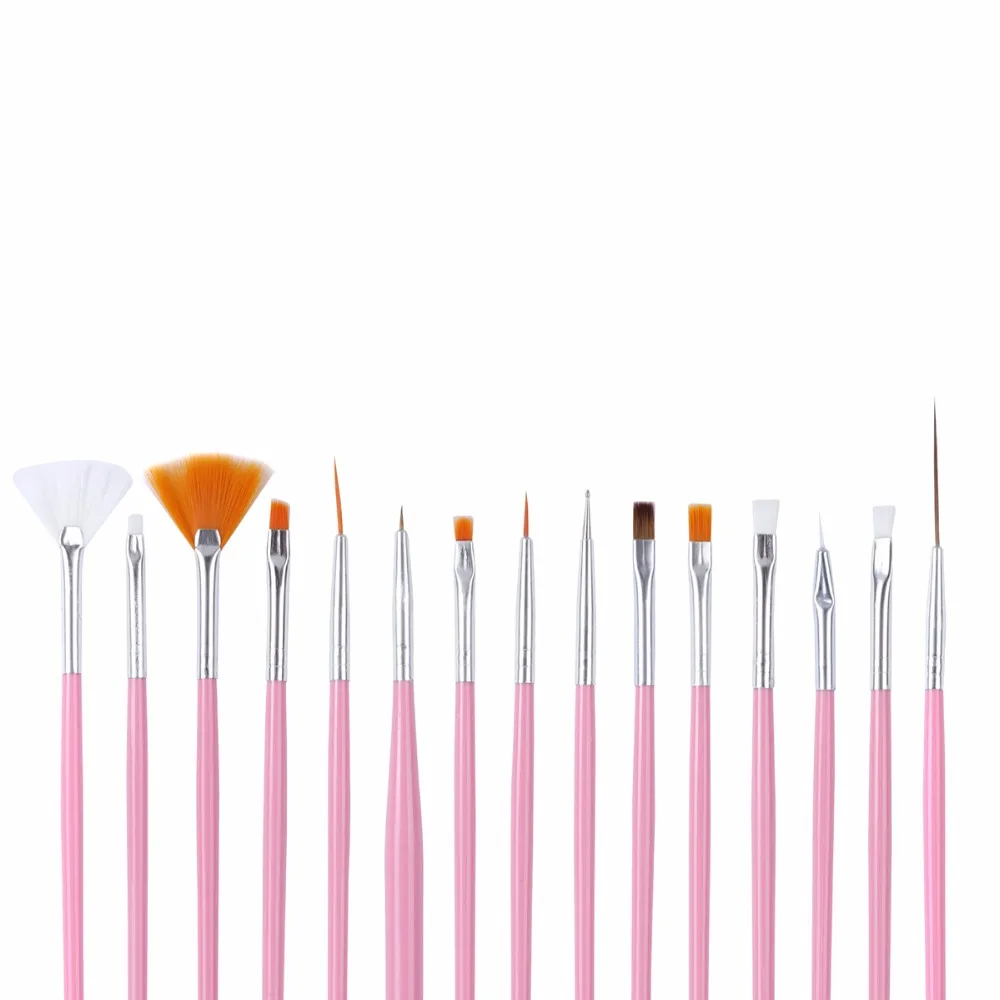 Набор кистей для нейл арта ручка точечной живописи светодиодный/УФ Гель лак