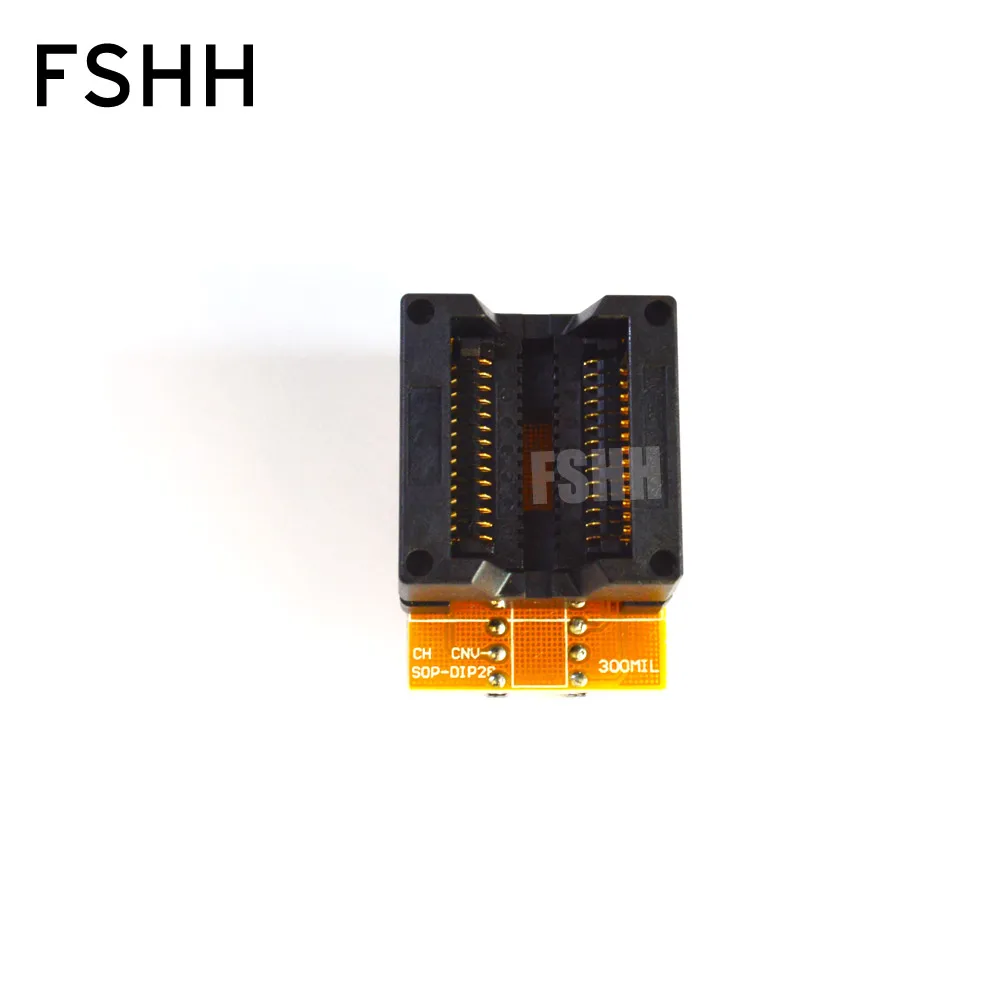 Новый тестовый разъем SOP28 SOIC28 IC/адаптер программатора (OTS-28-1.27-04) на DIP28 sop28 |