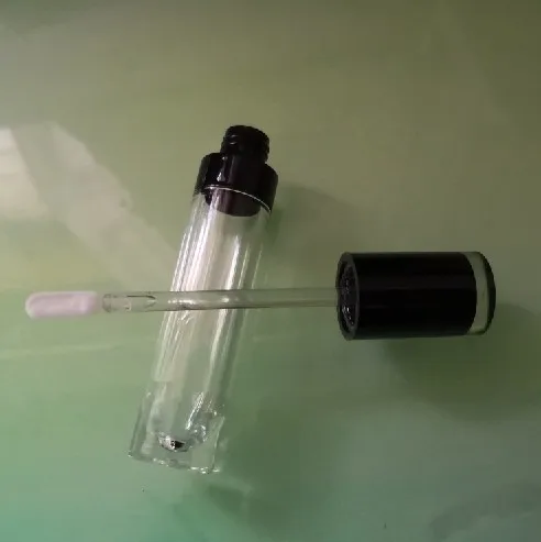 Transparent brush 30/50 шт в наборе, Пластик 7 мл пустые прозрачные блеск для губ бутылки пробки тушь для ресниц косметика для макияжа бутылки многоразового использования ресницы роста нефтяные контейнера - Цвет: Transparent brush