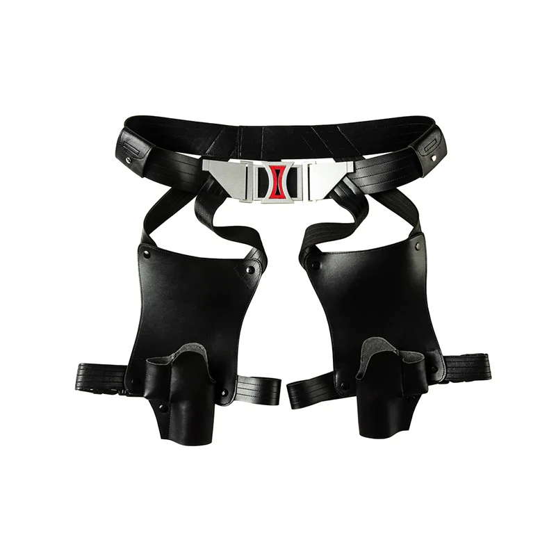 Belt with Holster Мстители 4 эндшпиль Косплей Черная Вдова Наташа романофф костюм комбинезон реквизит Хэллоуин для женщин Взрослый наряд индивидуальный заказ - Цвет: Belt with Holster