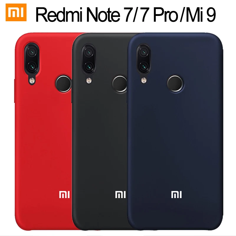 Жидкий силиконовый защитный чехол для Xiaomi Redmi Note 7 с отверстиями, защитный чехол для мобильного телефона с защитой от пота и скольжения